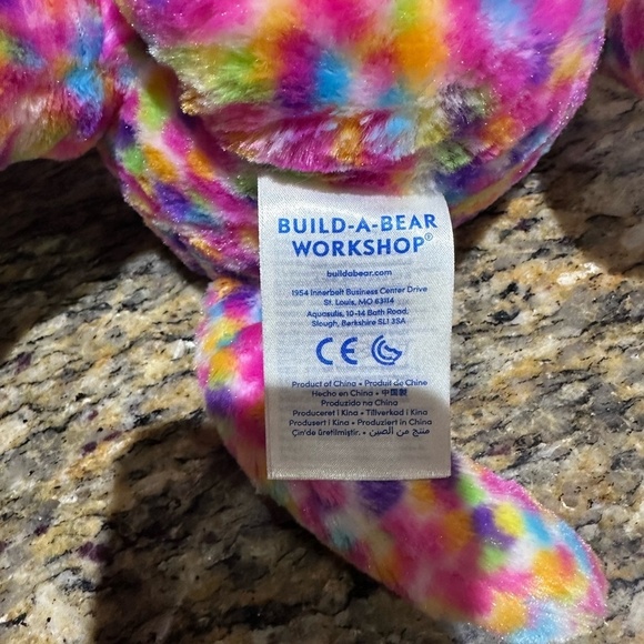 Build-A-Bear Purple Stuffed Animal - Picture 3 of 3